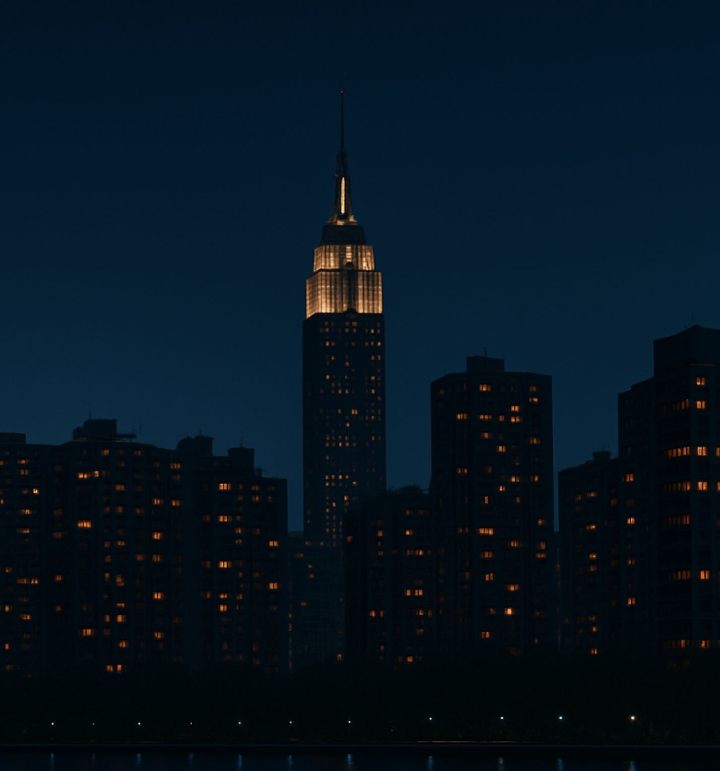 Luxury apartment building left side